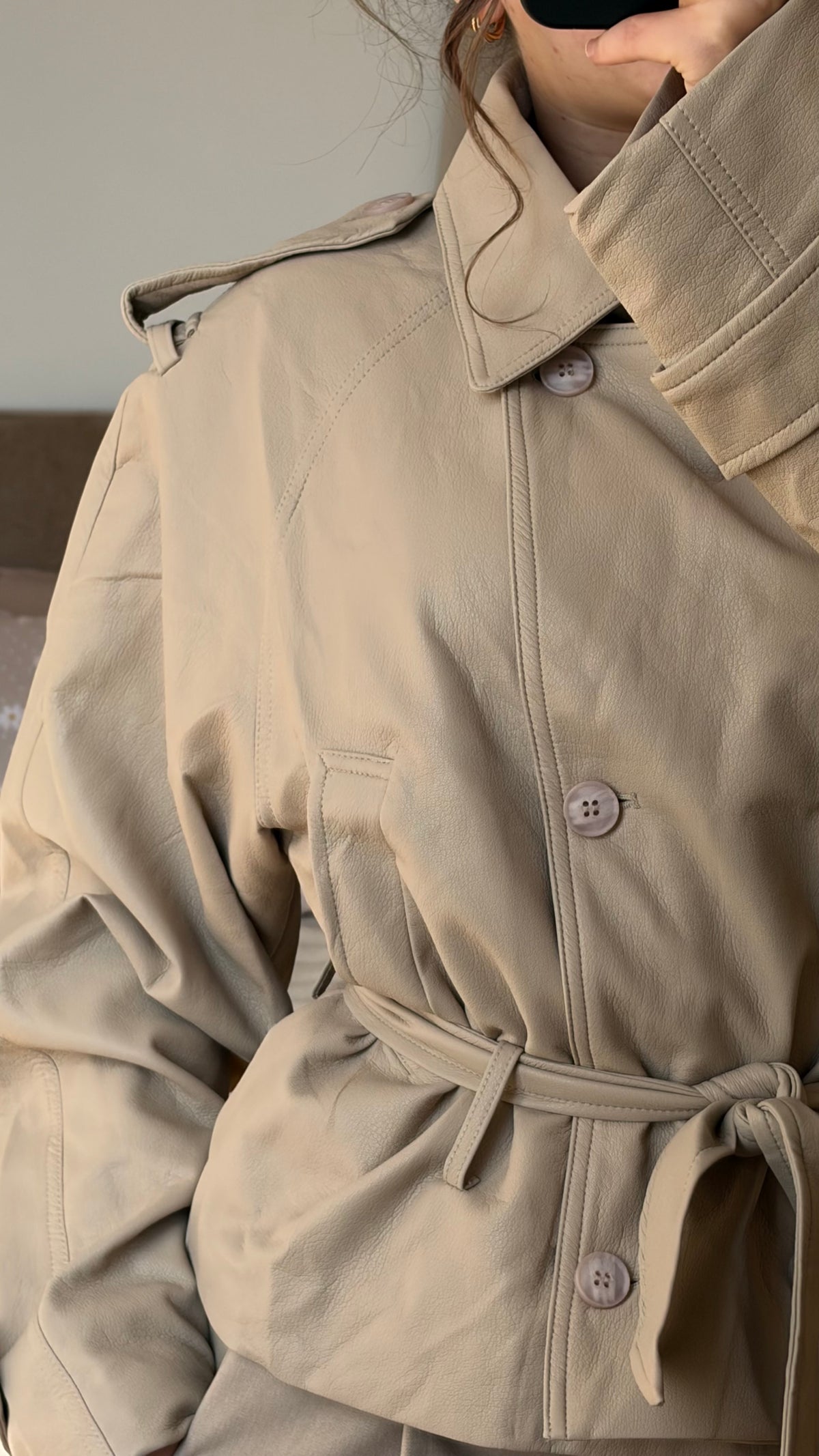 veste en cuire